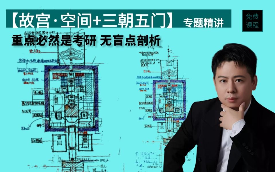 [图]【故宫空间+三朝五门】中建史重点剖析，重点永远是考点！