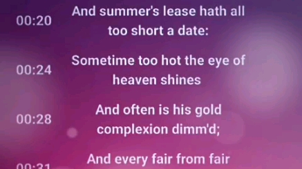 [图]Sonnet 18 by William Sharkspeare莎士比亚十四行诗的第18首