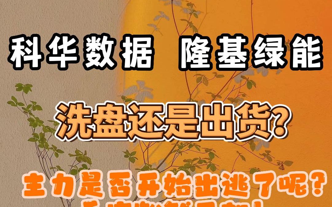 12.4 科华数据 隆基绿能:最新分析哔哩哔哩bilibili