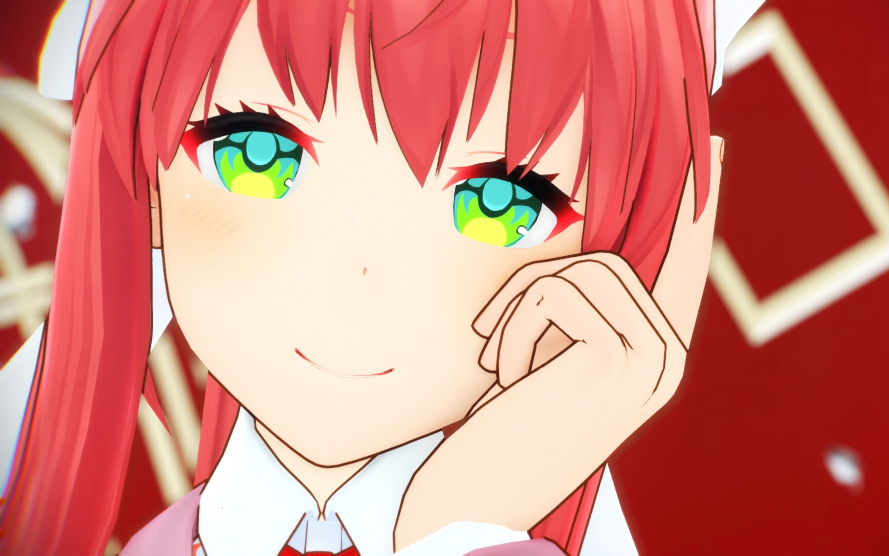 【mmd】1000年生きてる just monika