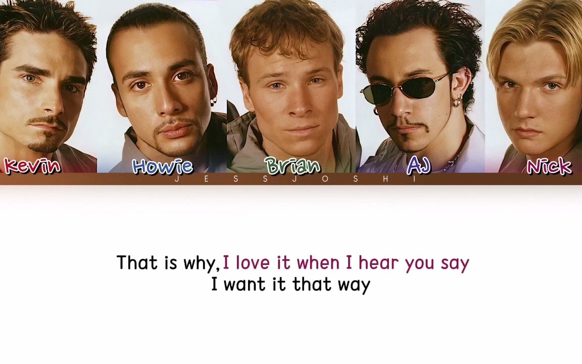 [图]Backstreet Boys No Goodbyes I Want It That Way Demo Version