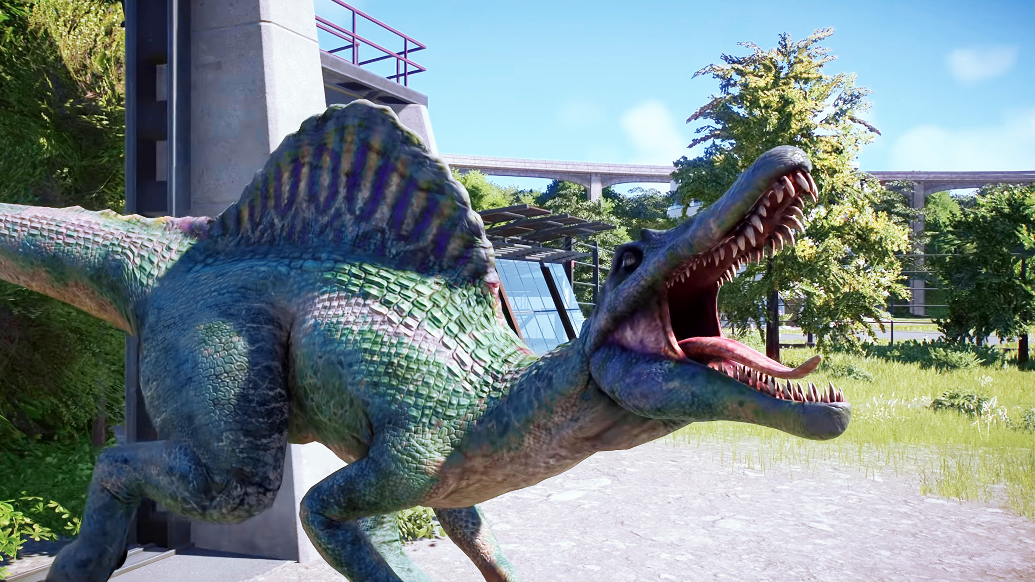 棘龙 vs 重爪龙,似鳄龙 ~ 侏罗纪世界进化 2 代