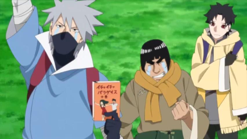 火影忍者:未来问卡卡西的亲热天堂写的是什么?阿凯:我说不出口!