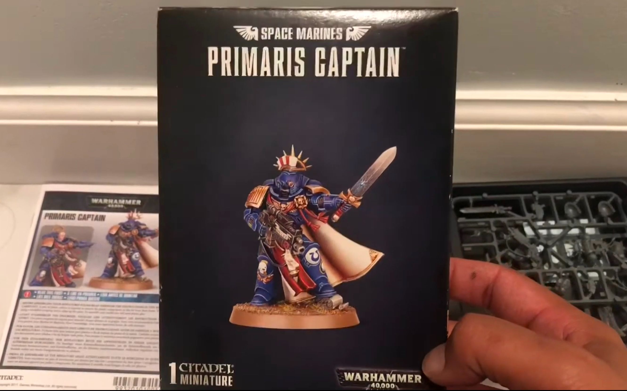 [图]【战锤开箱】40K星际战士原铸连长 Space Marine Primaris Captain