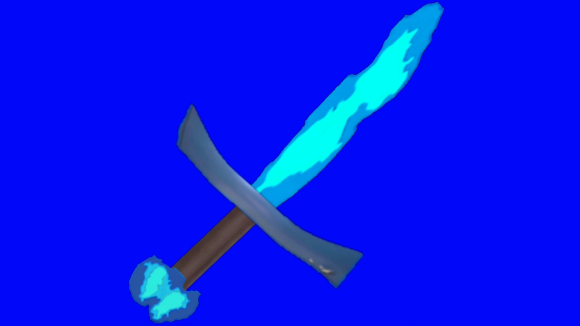 由未知物质组成的钻石剑