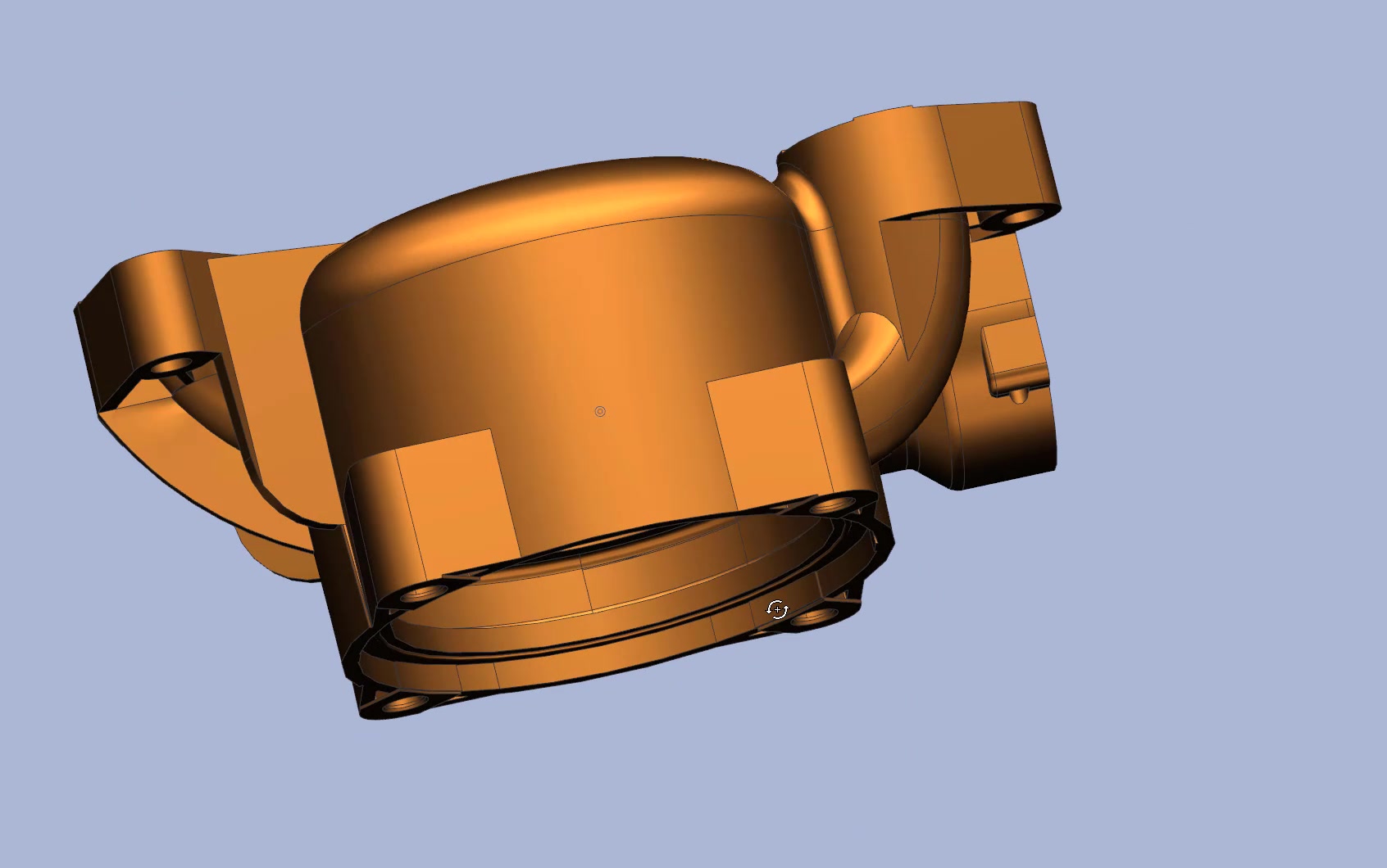 弧形抽芯整周倒扣