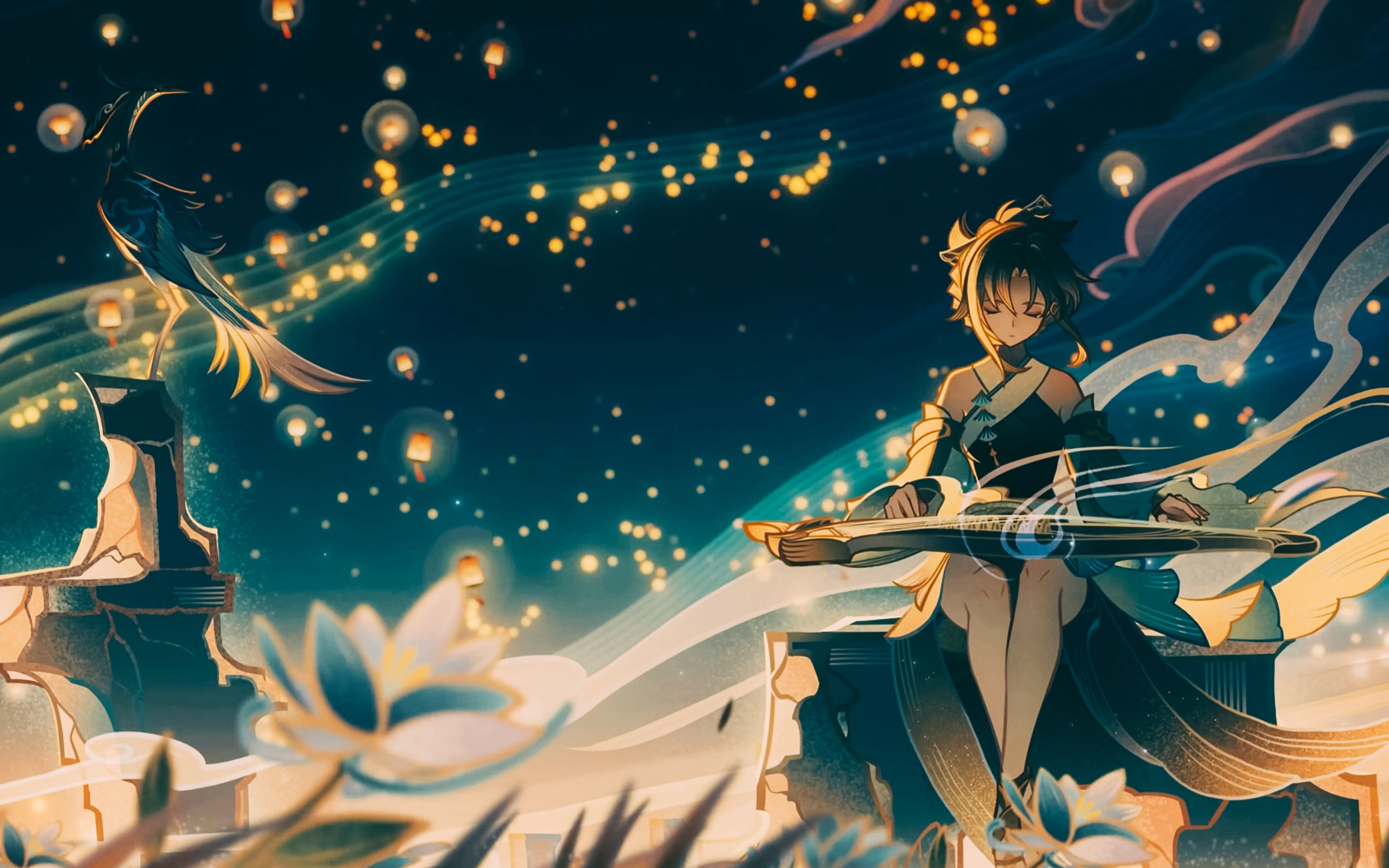 【4k】「霄灯几番起落,人聚人散.」|海灯节剧情pv