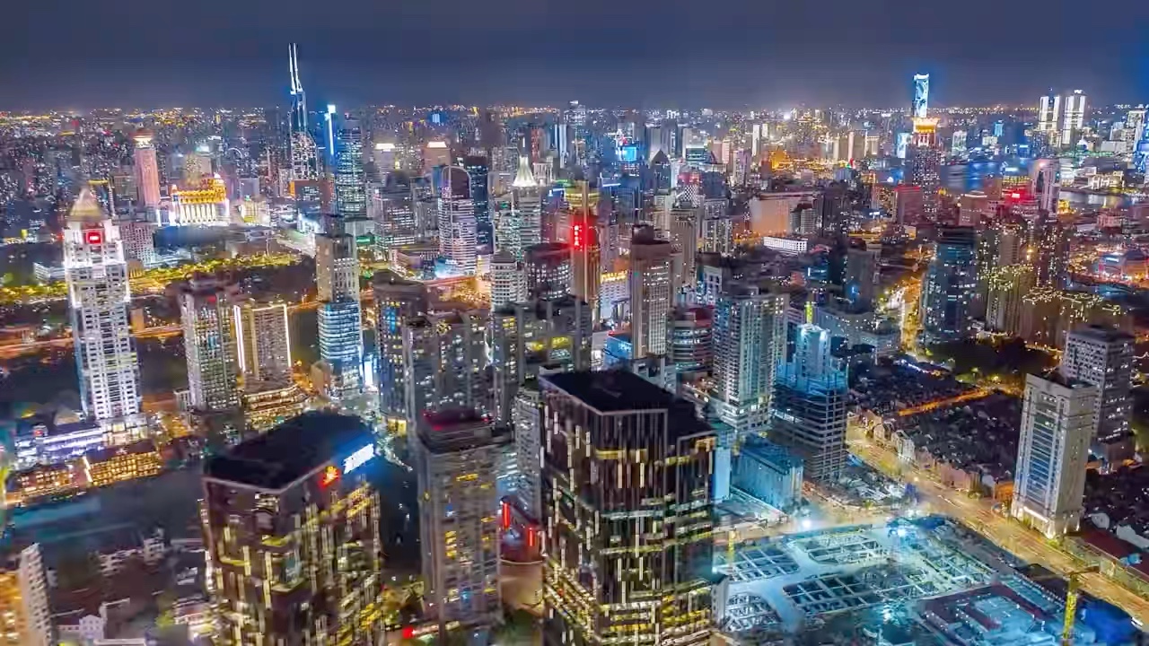 上海浦西夜景图片