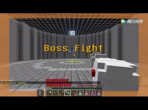 大海解说 我的世界minecraft 铁傀儡战海盗船长