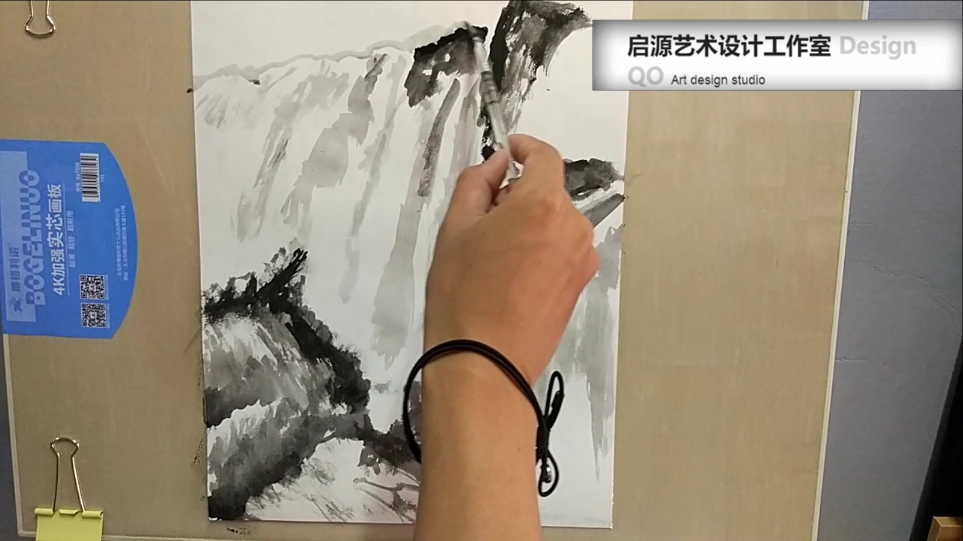 十分钟速画一幅水墨画哔哩哔哩bilibili