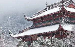 下载视频: 杭州灵隐寺雪景｜愿世俗多点温柔，让你少点难过