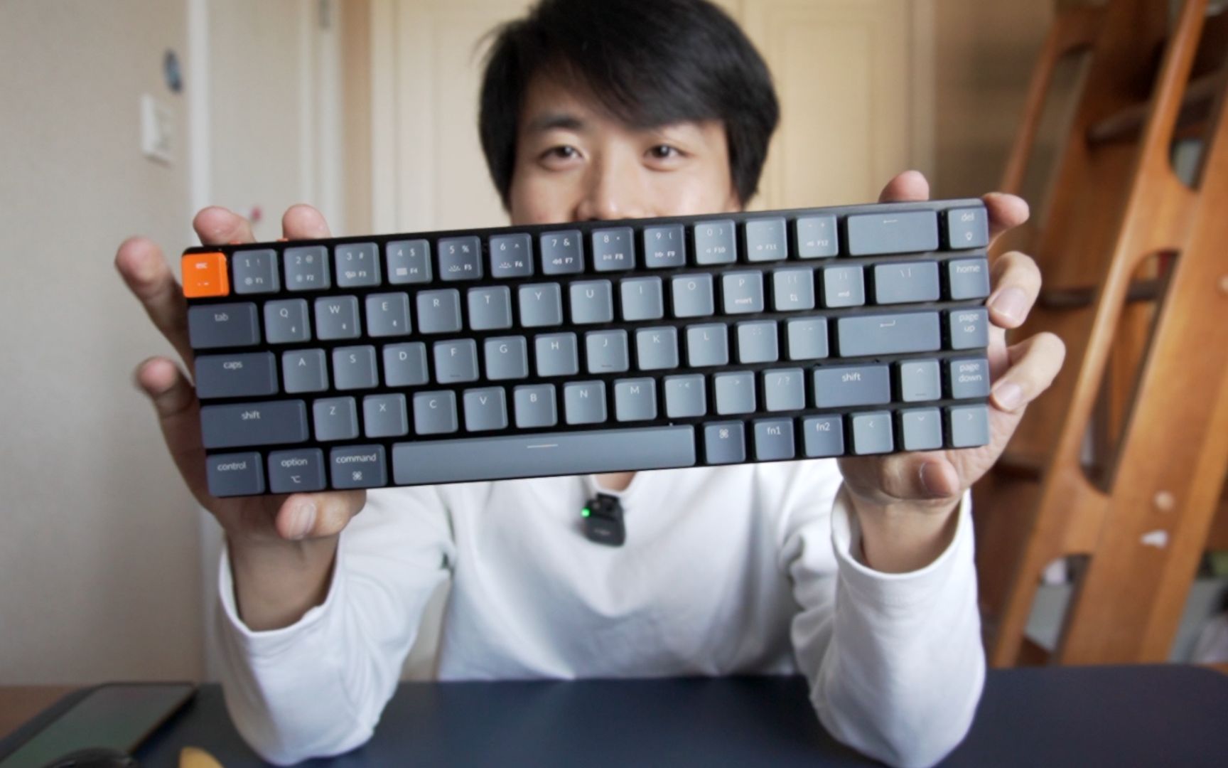 【程序员键盘】keychron k7 无线机械键盘 | 矮茶轴,白光版.