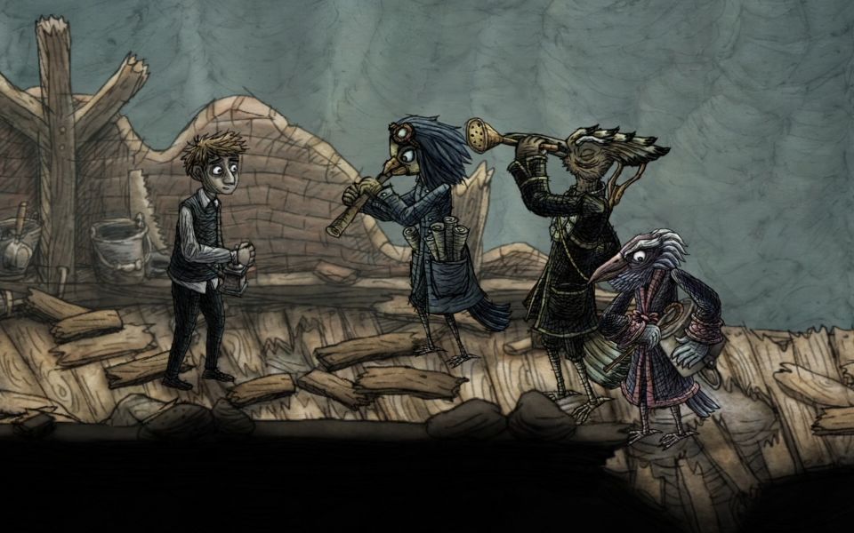 【嘎吱作响(creaks)】帮鸟人解决怪物大狗,卡关最久的地方竟然是