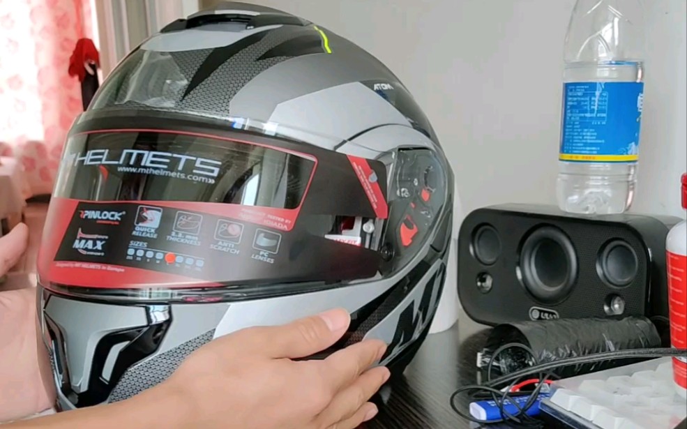 MT Helmets 揭面盔 开箱哔哩哔哩bilibili