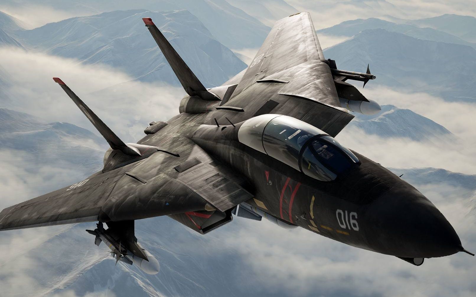 皇牌空战7空战萌新尝试第一周目用f14d通关更完了