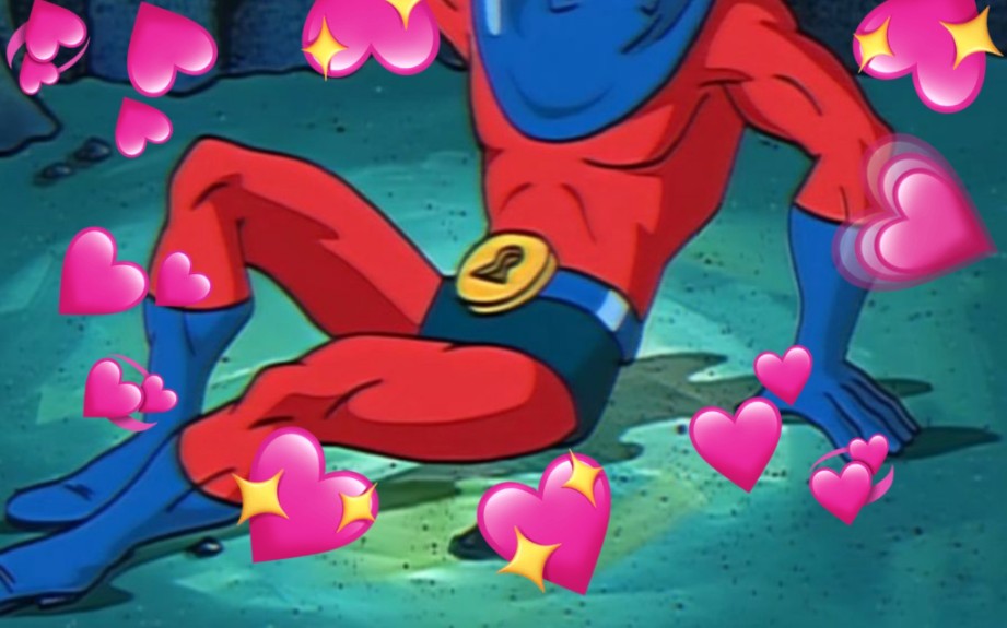 【射线恶魔cut】紧身衣肌肉反派,有点涩