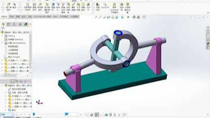 SOLIDWORKS装配体及运动动画|万向节哔哩哔哩bilibili