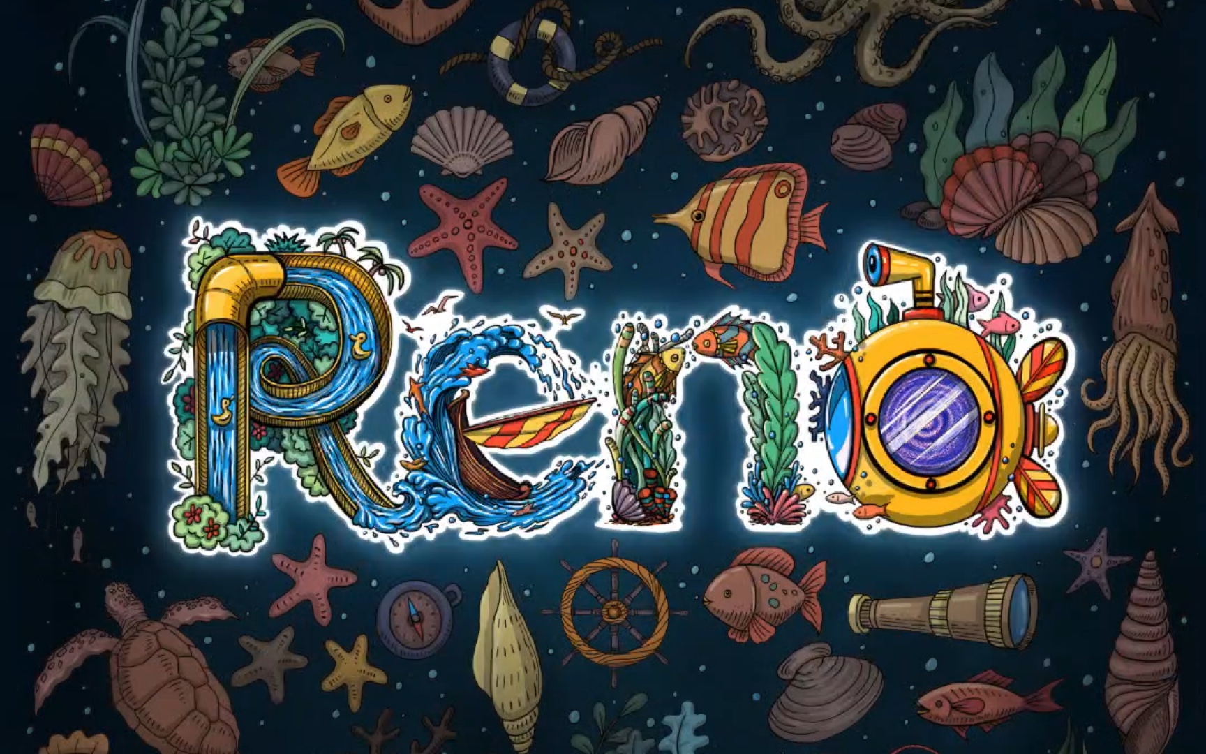 OPPO手机新系列Reno插画【拿起Reno,来到创造者的世界】 ipad pro procreate绘制哔哩哔哩bilibili