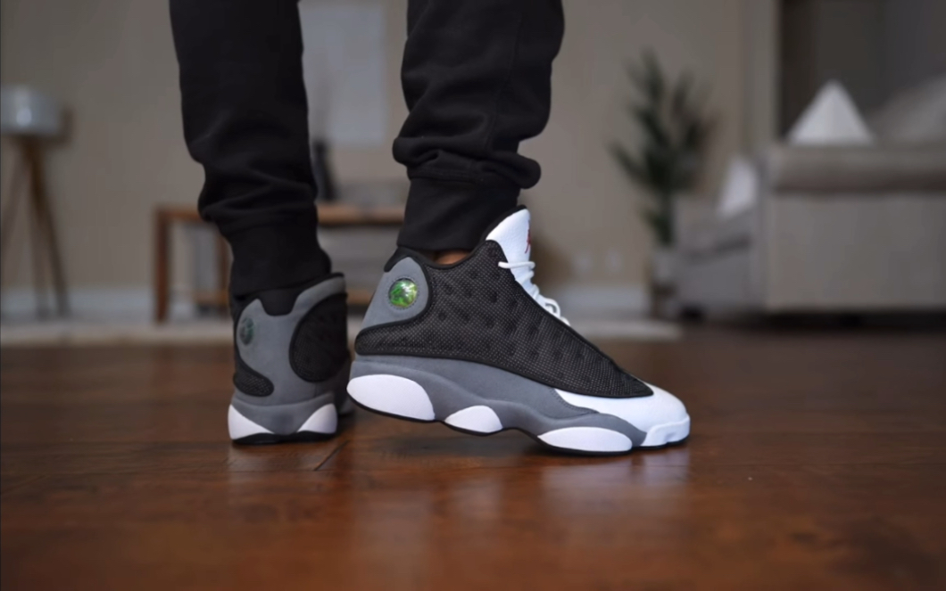 air jordan 13代 black flint 白灰|jtsg