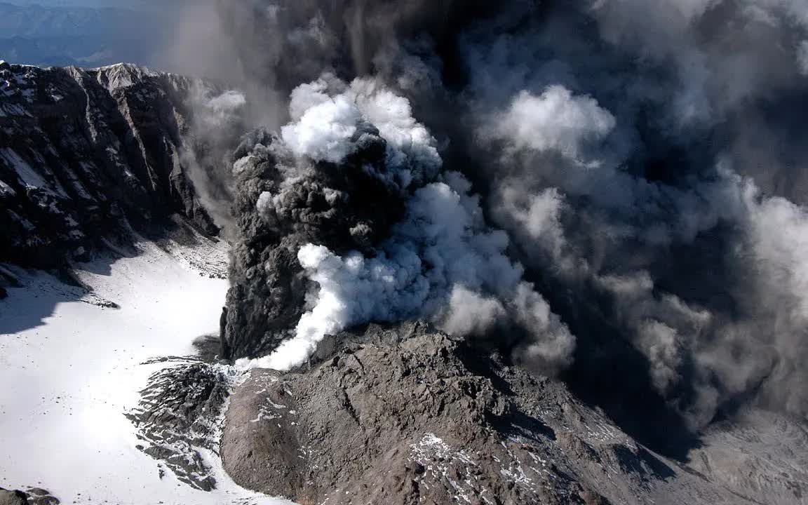 自然奇观加拿大的活火山加里波第火山