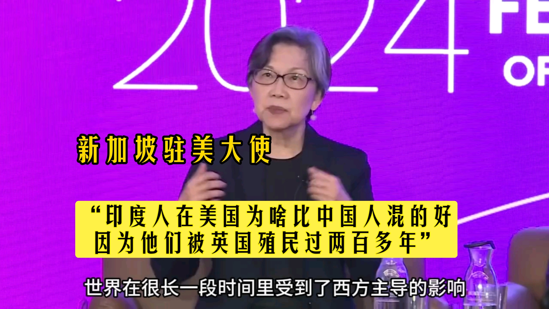 新加坡驻美大使:三哥在美国为啥混的好,因为被英国殖民过哔哩哔哩bilibili