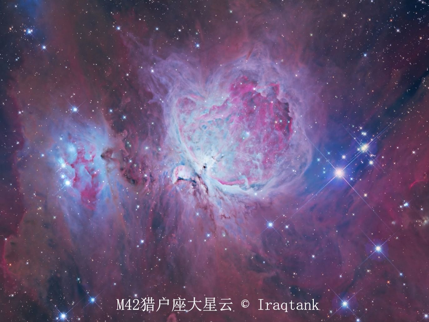 這d深空每日一篇之50: m42獵戶座大星雲 昴星團智利天文臺 大黃e180