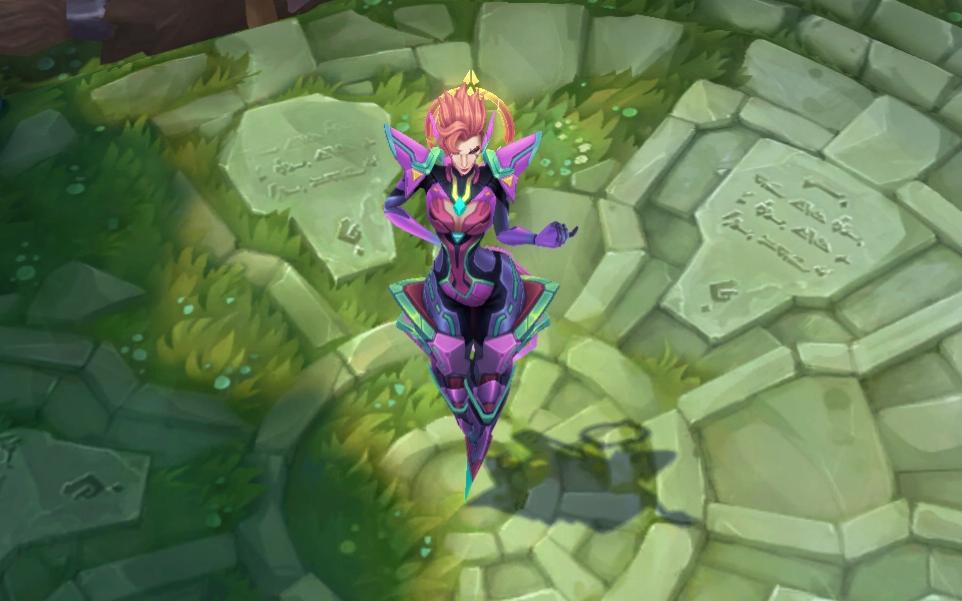 【lol】卡蜜尔海珀利安小队紫色长剑炫彩皮肤演示