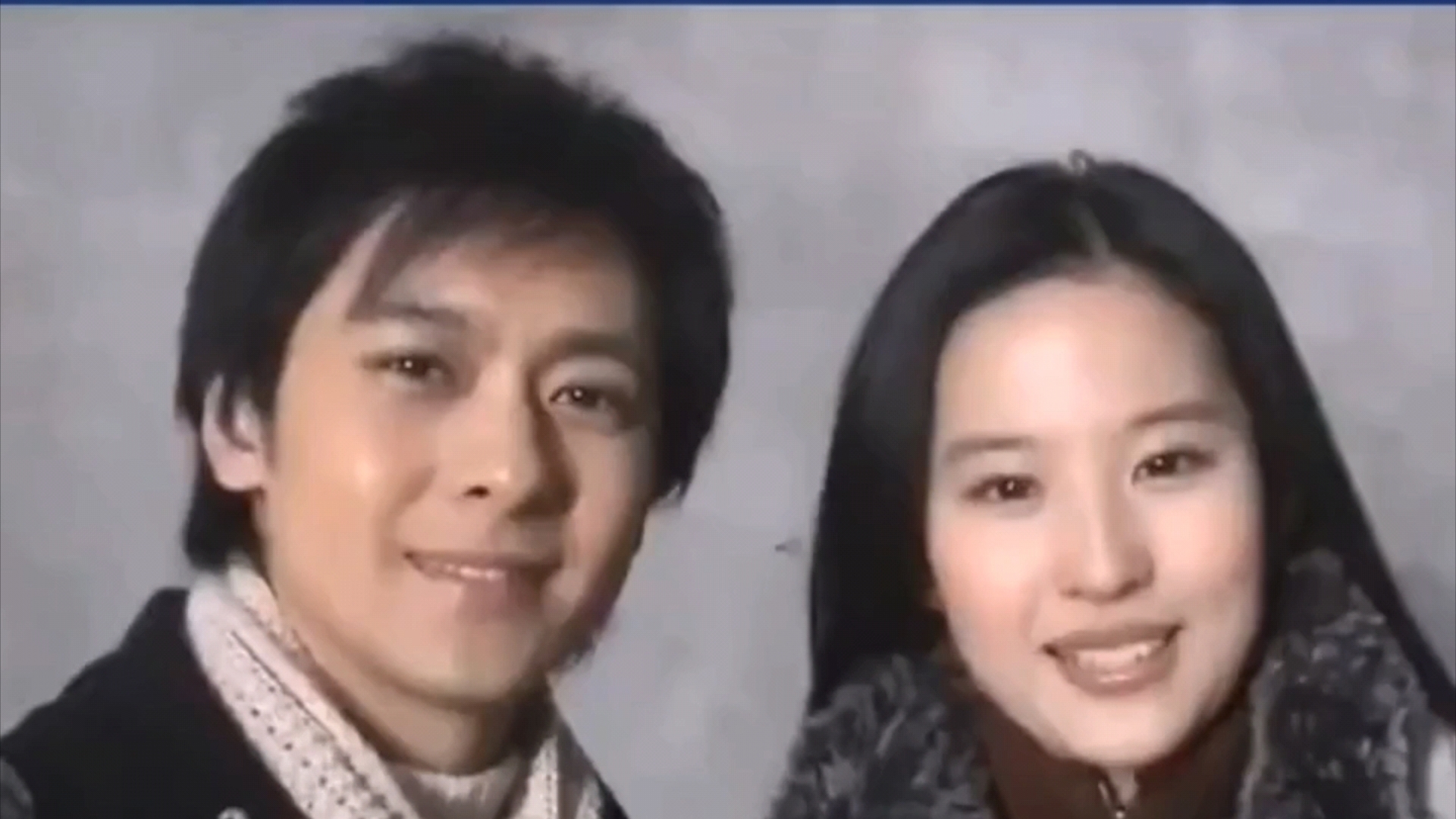 俊男靓女刘亦菲林志颖合作愉快