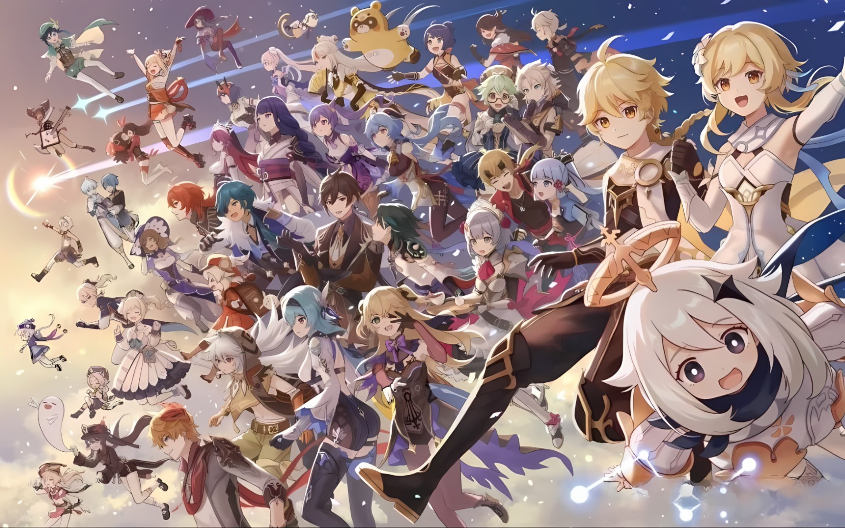 快来接受原神角色的新年祝福(蒙德篇)