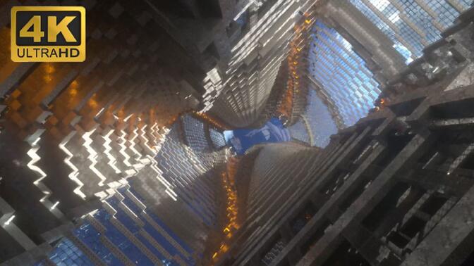 【Minecraft 4K】我们几乎烧完了全年预算——只为这200秒的极致效果  GNwork新年建筑展示