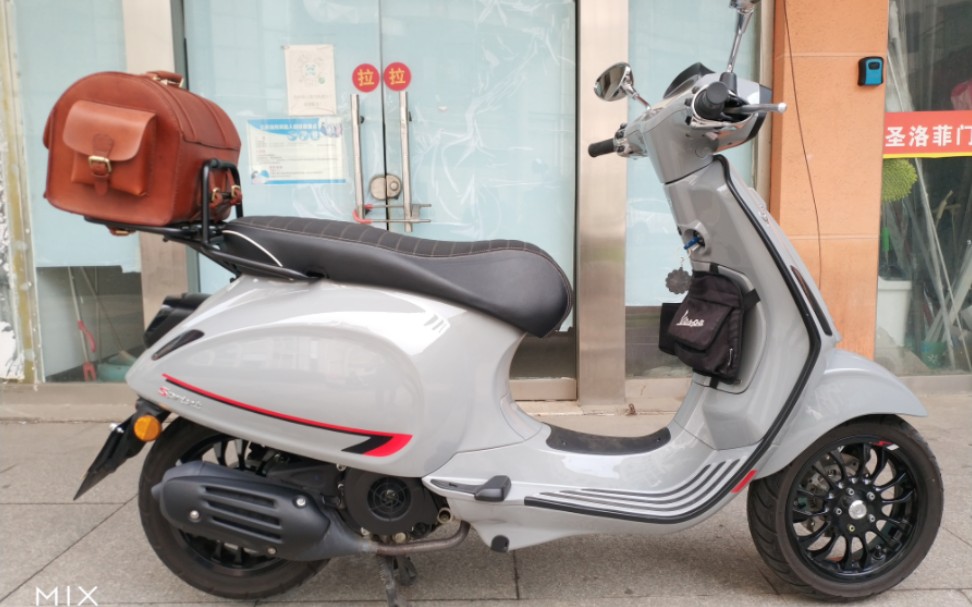 vespa 维斯帕冲刺150,三年骑了4000公里,电瓶老化,无法启动