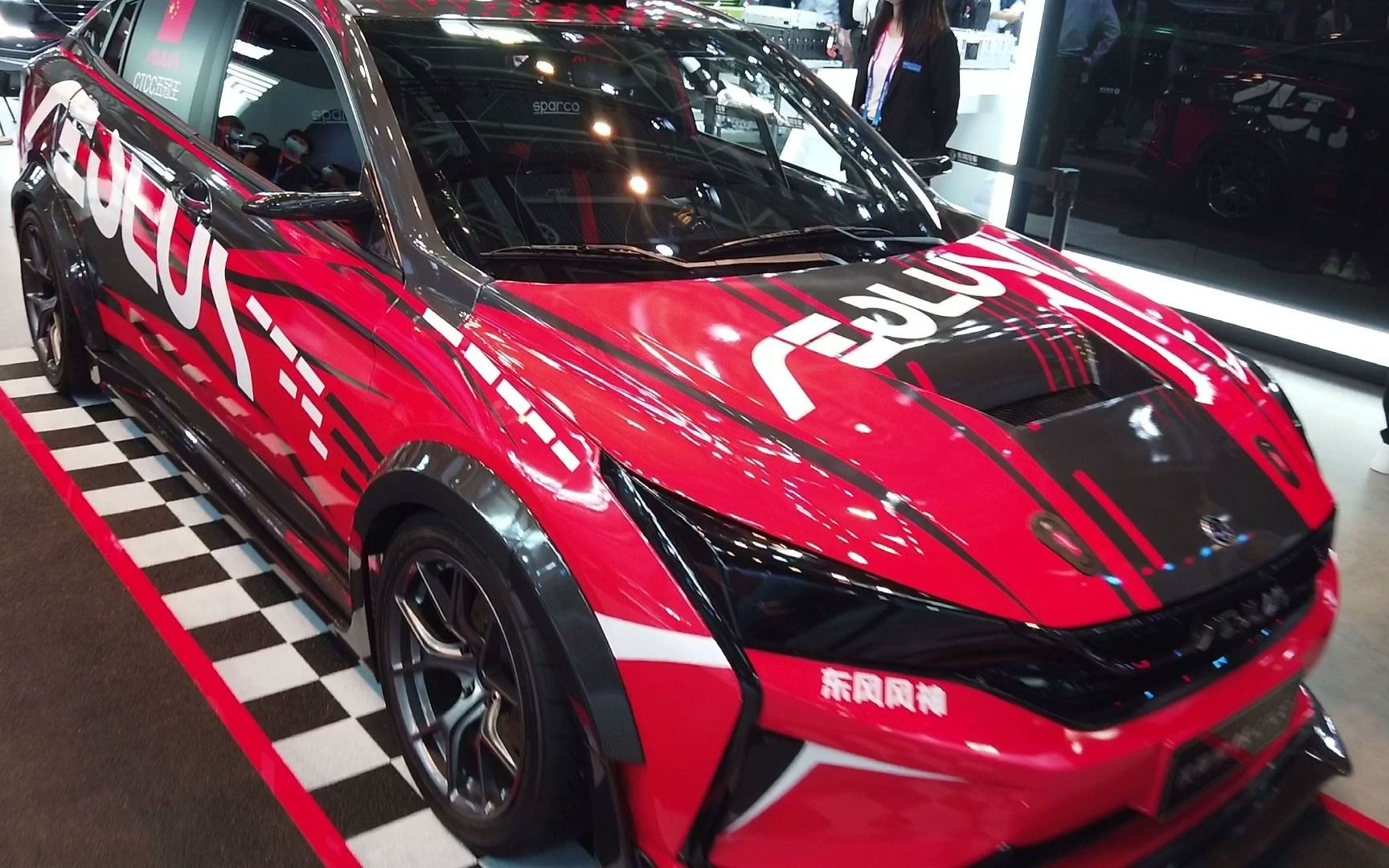 东风风神奕炫ctcc赛车实拍多少男人的梦想