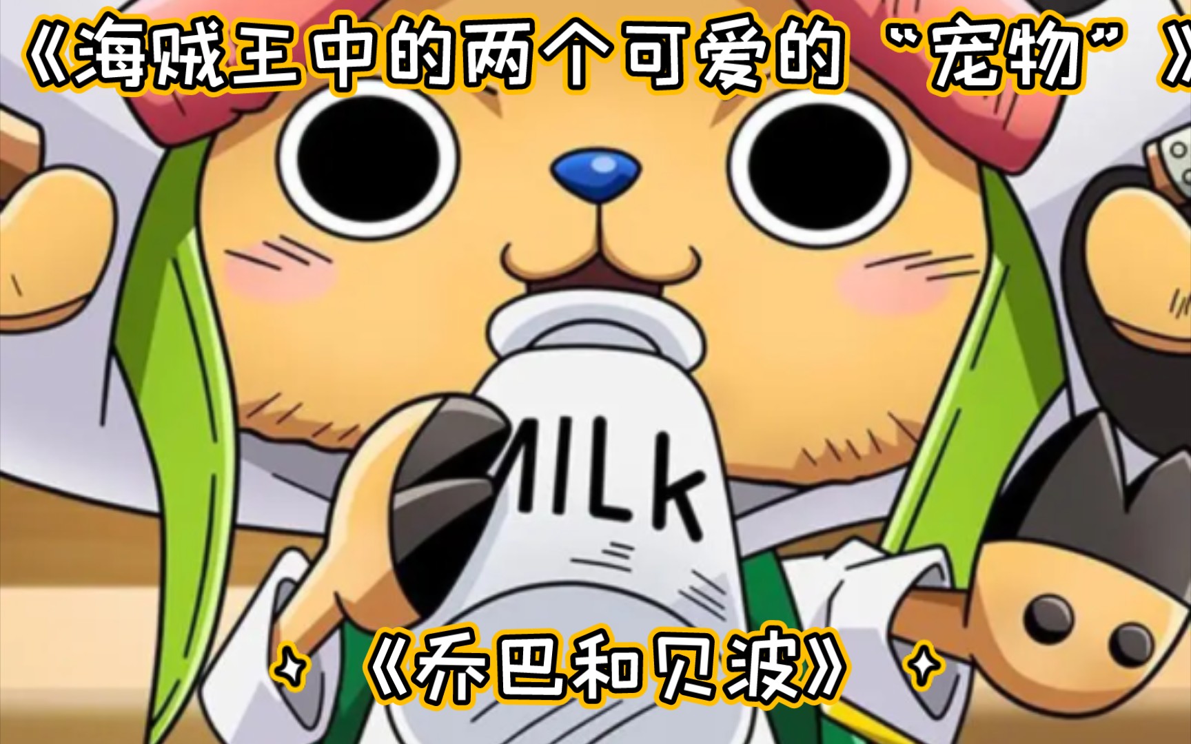 海贼王 : 出海必备宠物(乔巴和贝波)