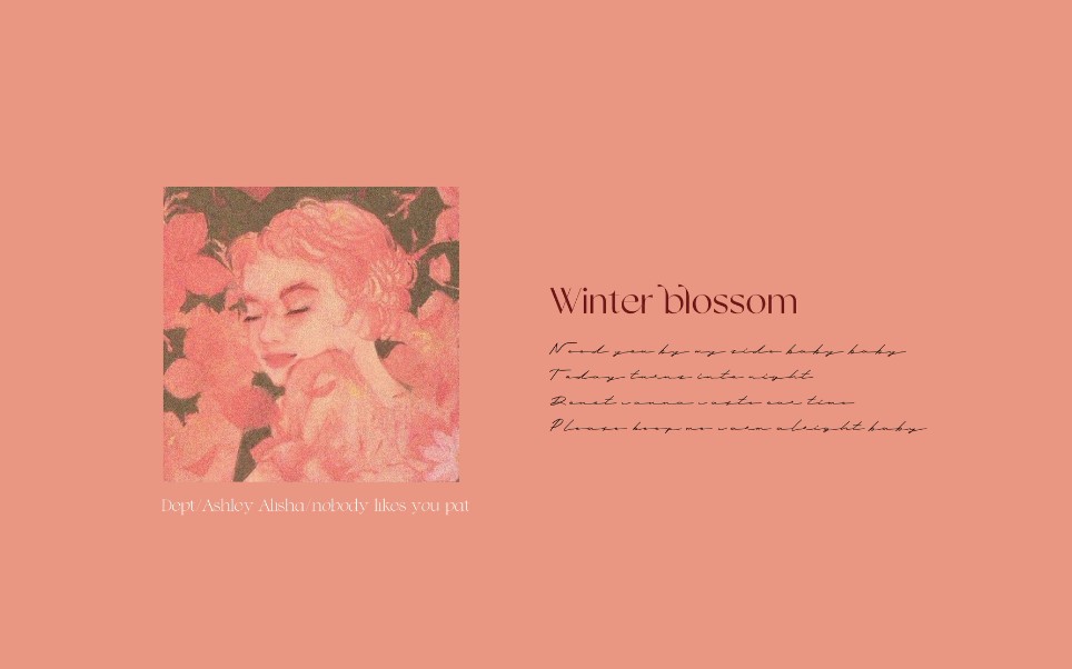 [图]日推歌单|心中渴望春天|《Winter blossom 》