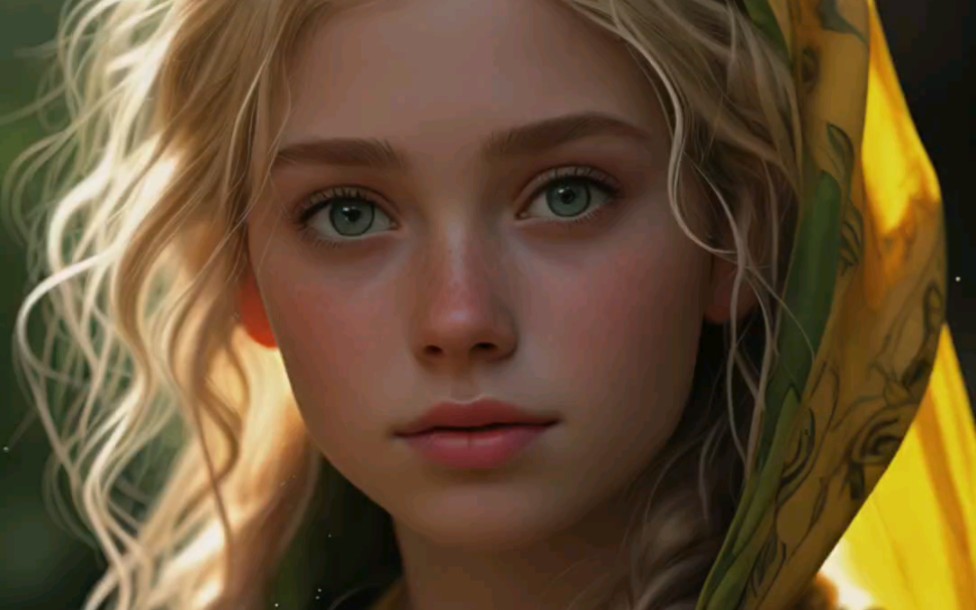 ai作品《德鲁伊少女》