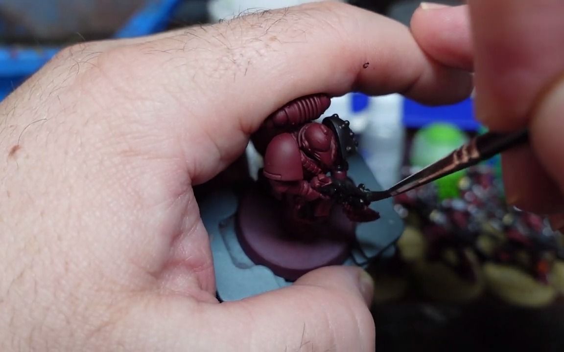 [图]Painting a Word Bearers Tactical Squad Legionary for Horus Heresy - S01E14 - Oth