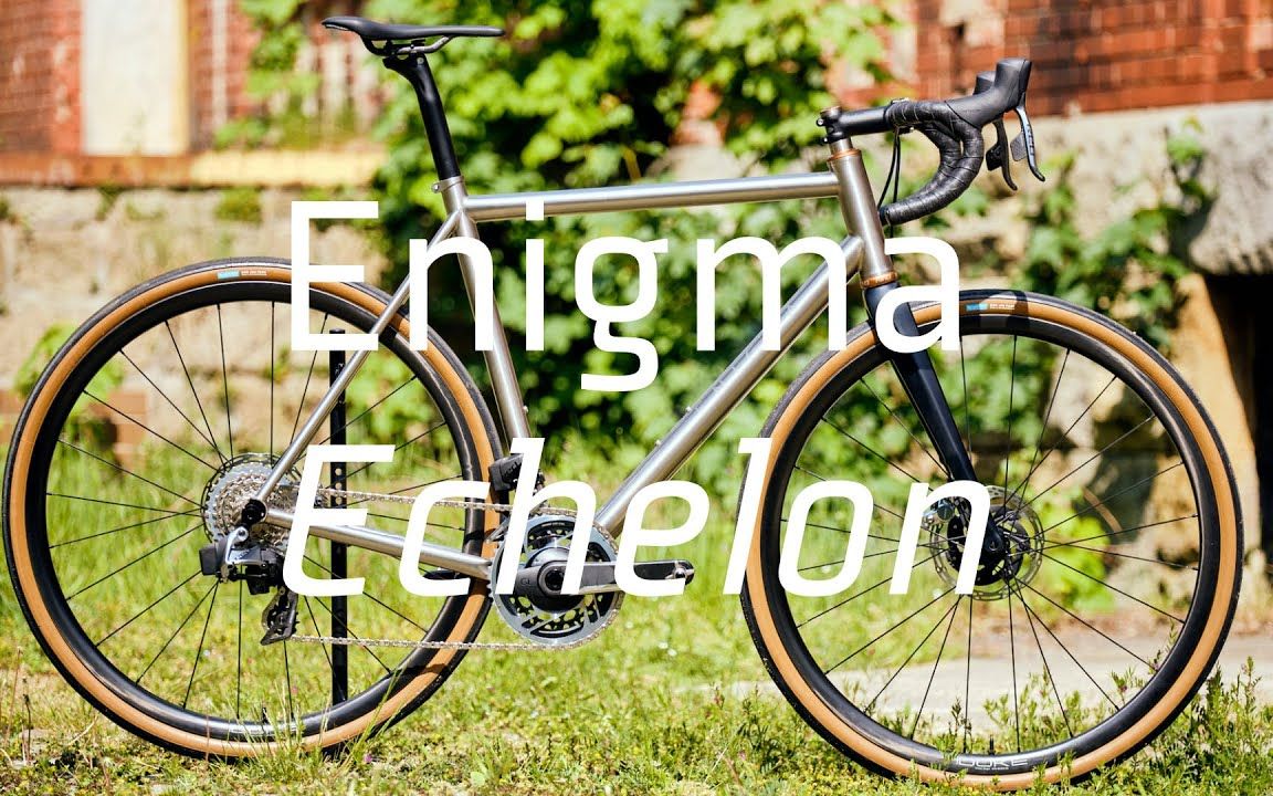 【GravelBike装车】英格兰Engima Bikes钛合金定制款Echelon碎石公路车(Light Wolf Studio)哔哩哔哩bilibili