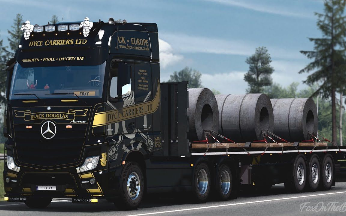 【youtube】欧卡2声音mod_ sfx mercedes actros mp4 1842 om471