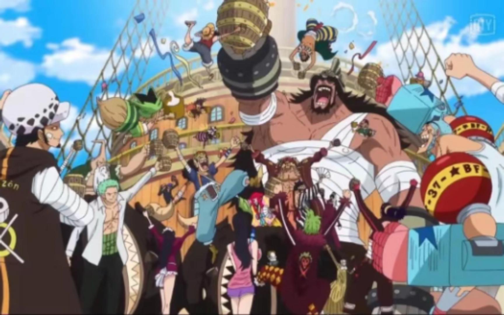 不愧是草帽大海贼团的成员们,你们是海贼王在德岛最大的收获!