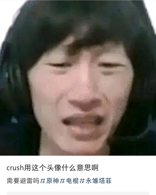 crush用这个当头像是什么意思?哔哩哔哩bilibili