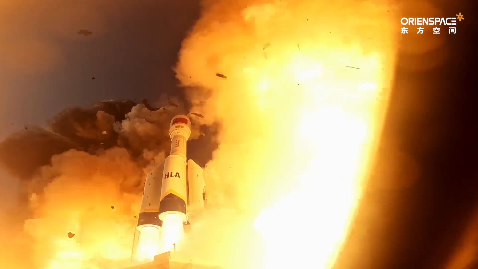 导流槽雅座!引力一号发射官方视频!