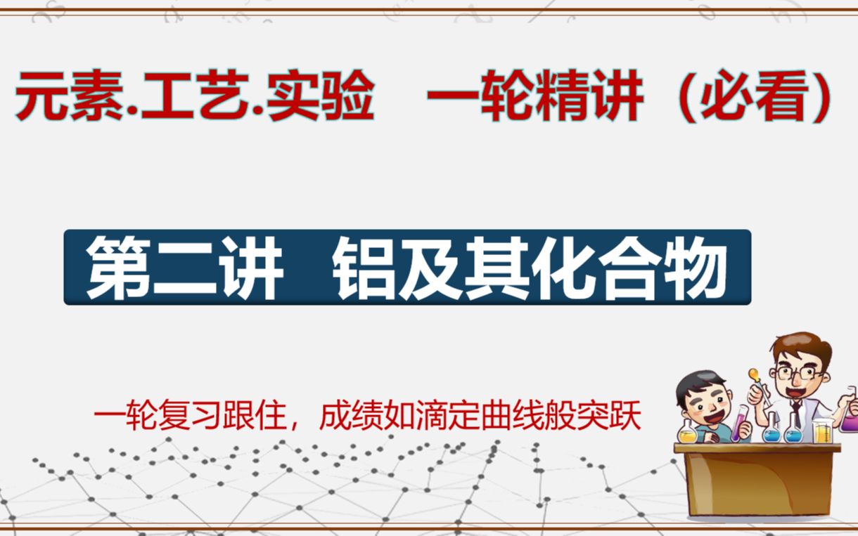 高考化学.一轮复习.铝及其化合物知识串讲(必看)哔哩哔哩bilibili