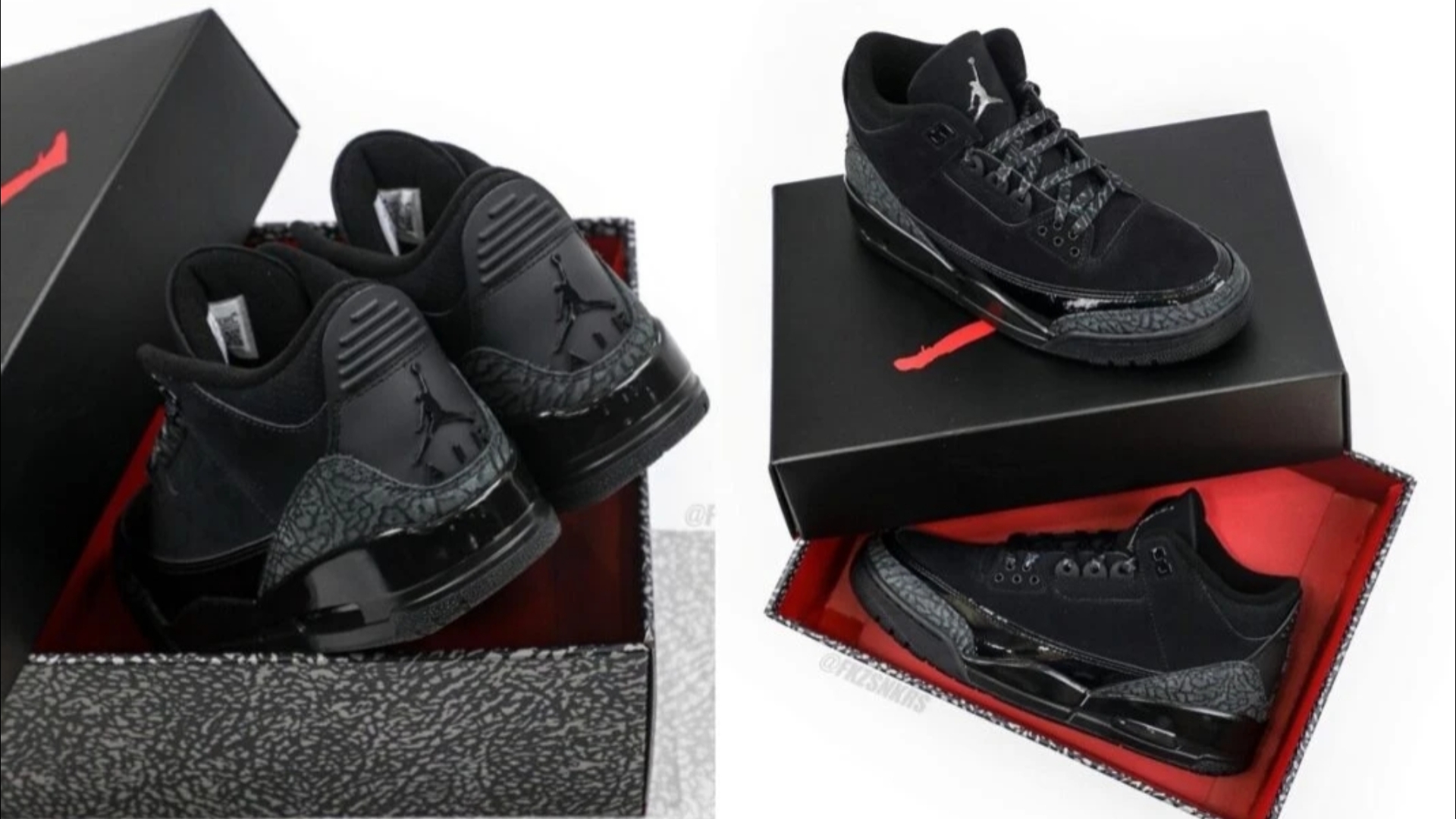 球鞋发售预告|明年的好鞋根本买不完!Air Jordan 3 “Black Cat”黑猫配色或将于2025年发布!!!哔哩哔哩bilibili