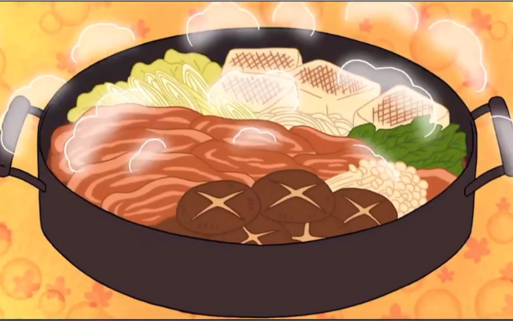 樱桃小丸子美食篇去高丸太太家吃牛肉火锅