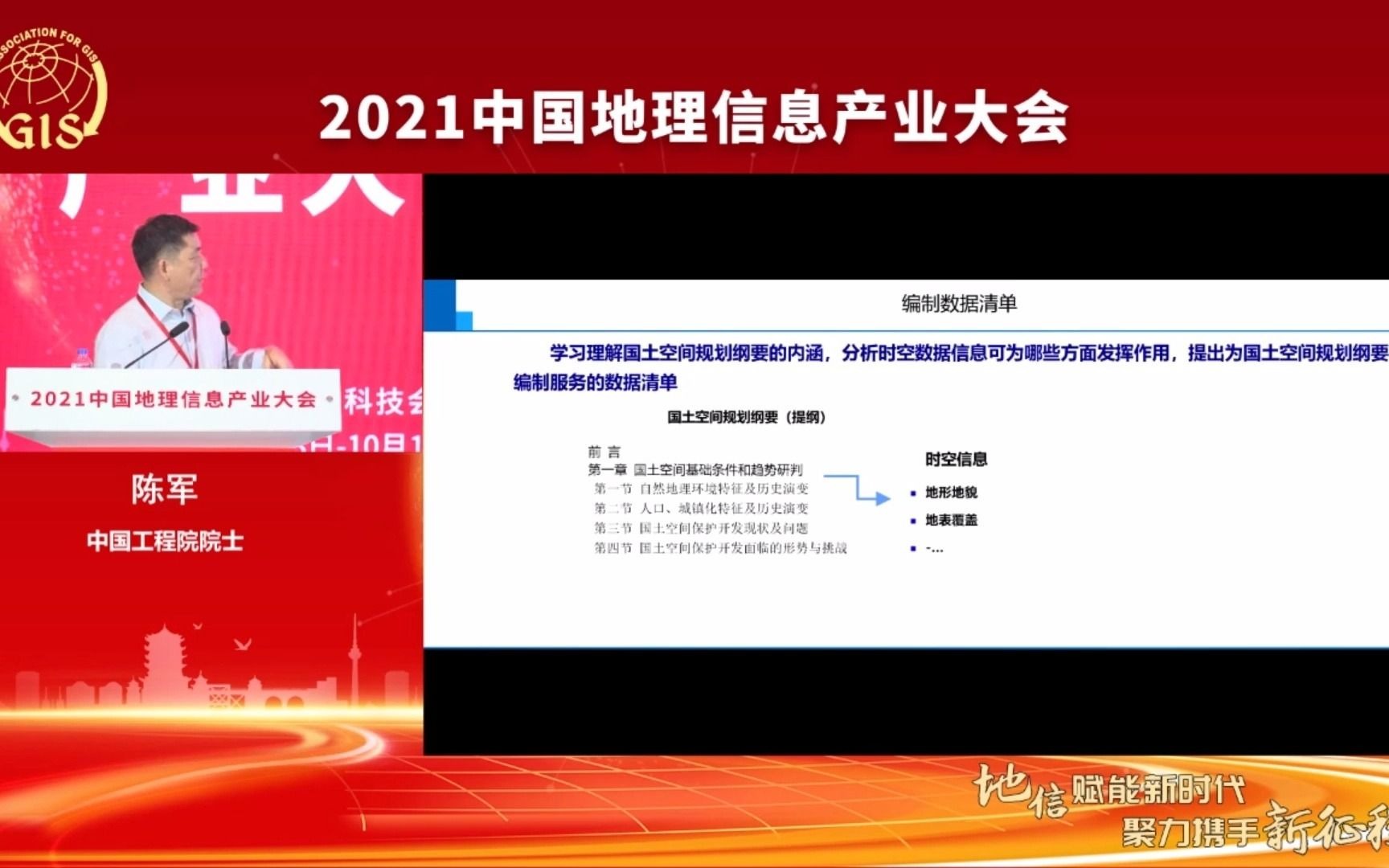 [图]2021中国地理信息产业大会专题之时空信息助力国土空间规划