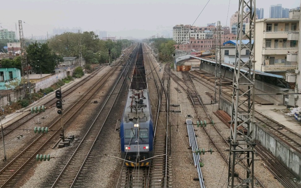 【中国铁路】hxd1c牵引货列通过棠溪站_哔哩哔哩 (゜-゜)つロ 干杯