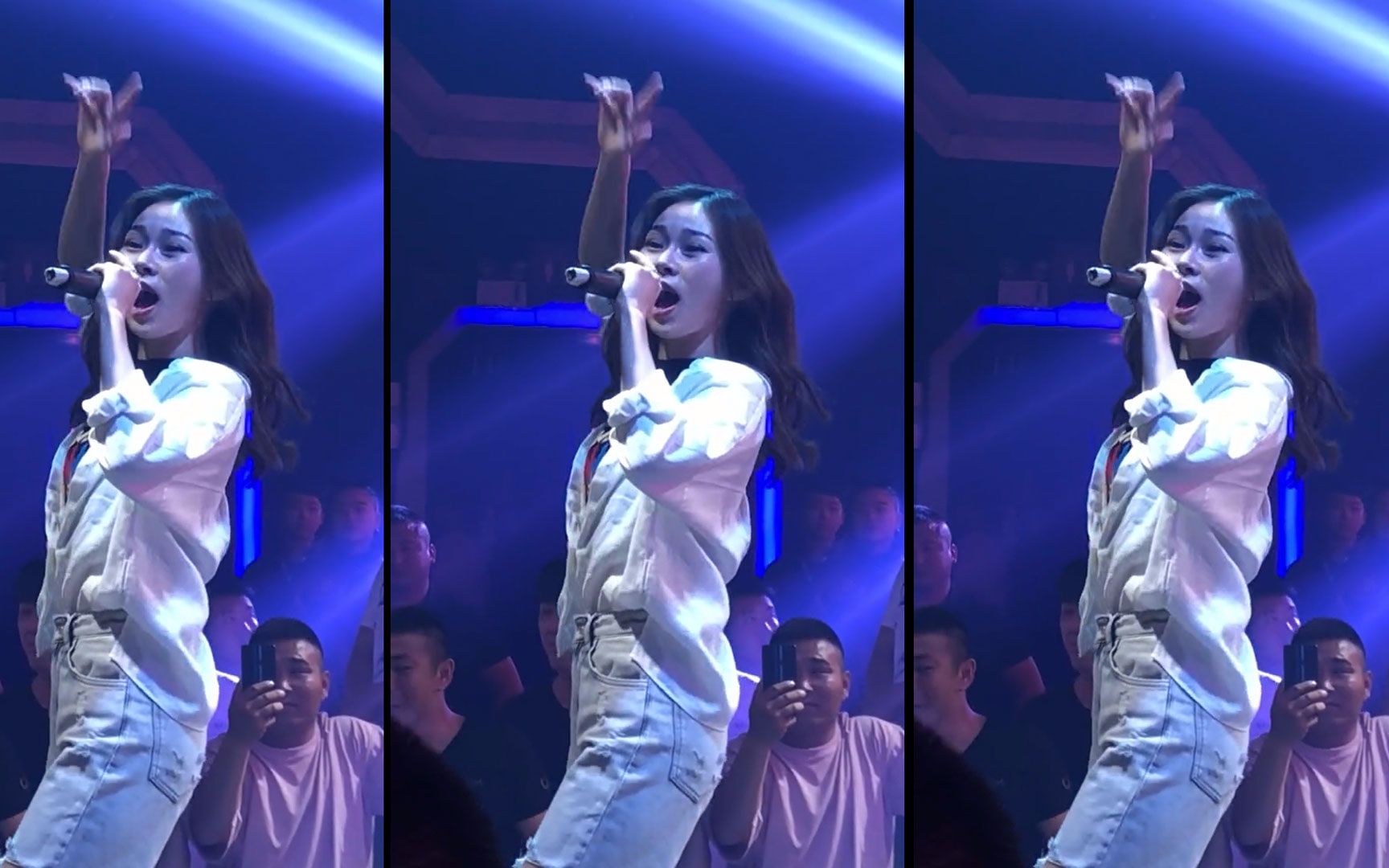 婚礼走红的阿悠悠如今酒吧演出舞台上抖腿还是那样潇洒