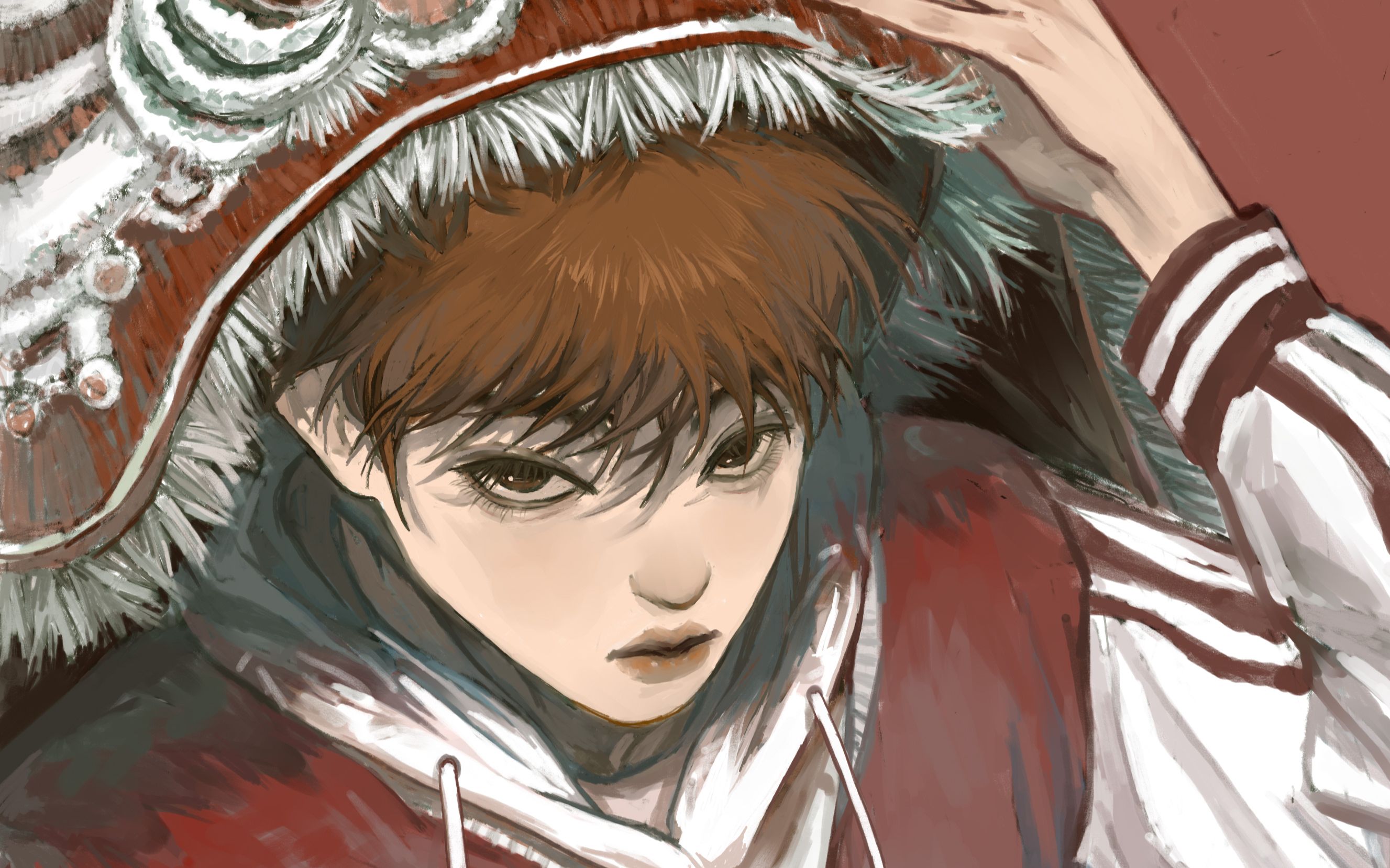 【sai板绘】怎么画出一个可爱的舞狮帅哥