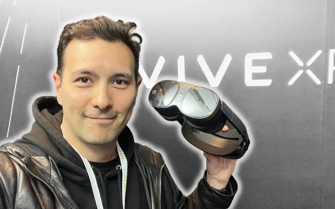 CES 2023  我体验了 HTC Vive XR Elite  这是终极小型轻薄 VR 体验吗?哔哩哔哩bilibili