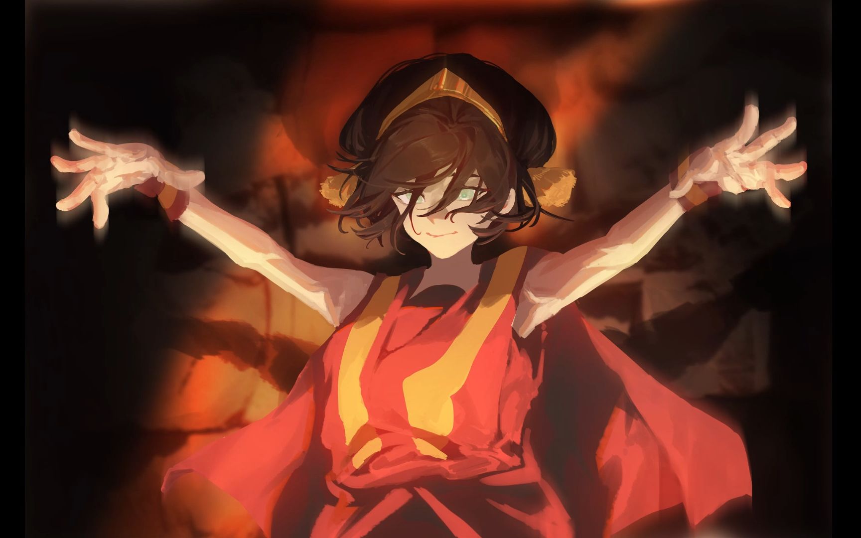 【绘画过程】【降世神通同人】舞会回